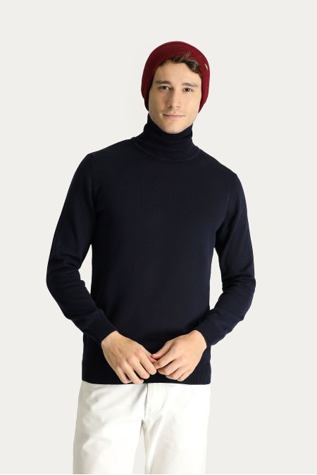 Rollkragenpullover, Regular Fit