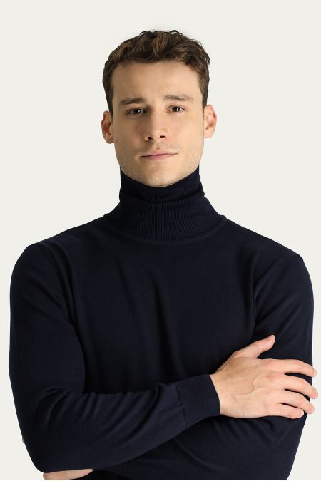 Rollkragenpullover, Regular Fit