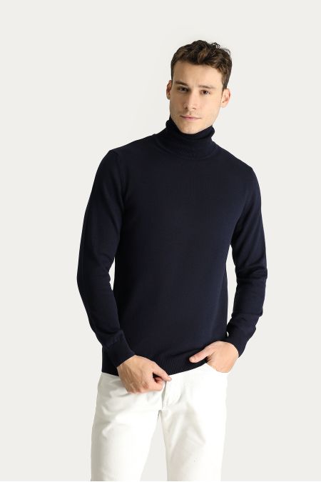 Rollkragenpullover, Regular Fit