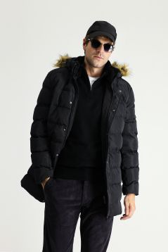 Hooded Casual Coat