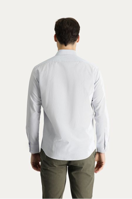 Hemd, gestreift, Slim Fit