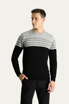 Pullover mit Rundhalsausschnitt, Slim Fit