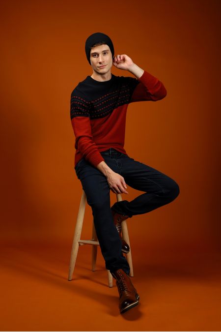 Crew Neck Slim Fit Jumper