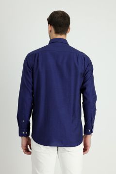 Long Sleeve Regular Fit Linen Shirt