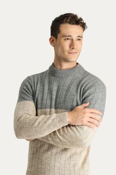 Pullover mit Rundhalsausschnitt, Slim Fit