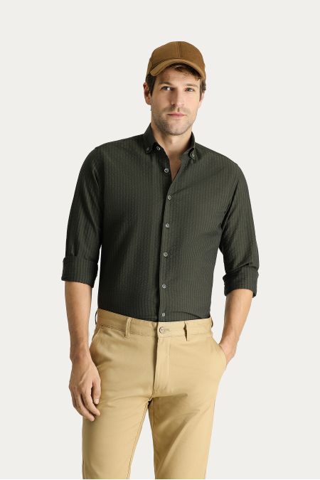 Long Sleeve Casual Slim Fit Shirt