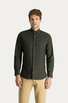 Langarm-Casualhemd, Slim Fit