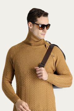 Rollkragenpullover, Slim Fit