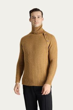 Rollkragenpullover, Slim Fit