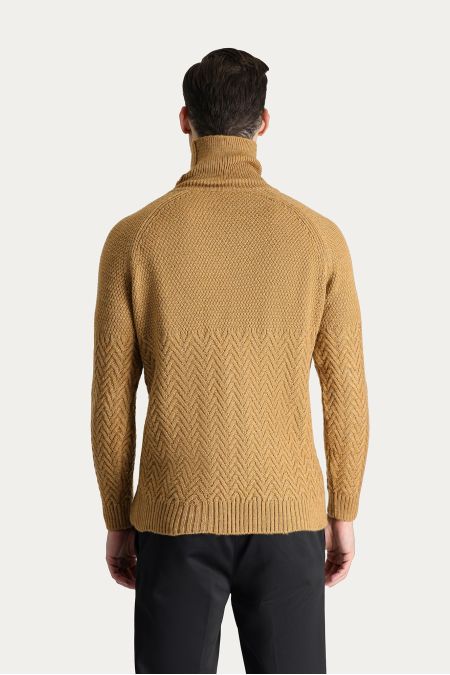 Rollkragenpullover, Slim Fit