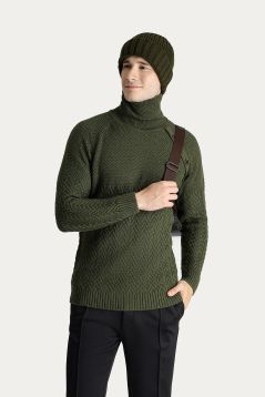 Rollkragenpullover, Slim Fit