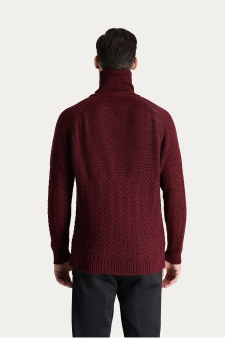 Rollkragenpullover, Slim Fit