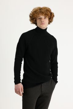 Rollkragenpullover, Slim Fit