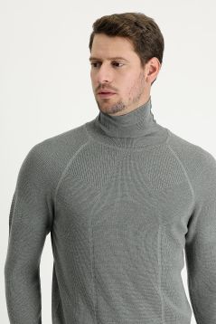 Rollkragenpullover, Slim Fit