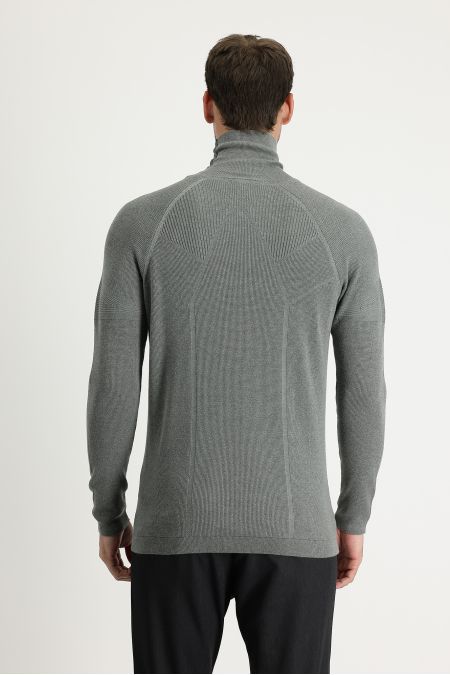 Rollkragenpullover, Slim Fit