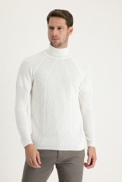 Rollkragenpullover, Slim Fit