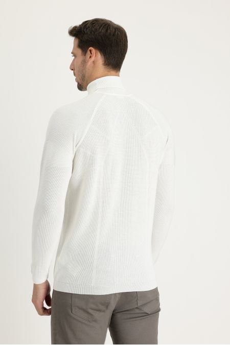 Rollkragenpullover, Slim Fit