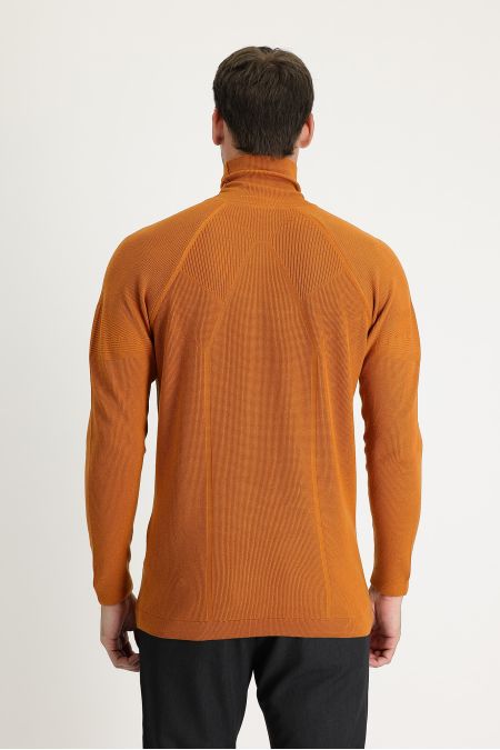 Rollkragenpullover, Slim Fit