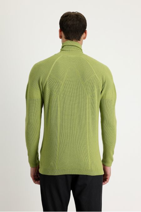 Rollkragenpullover, Slim Fit