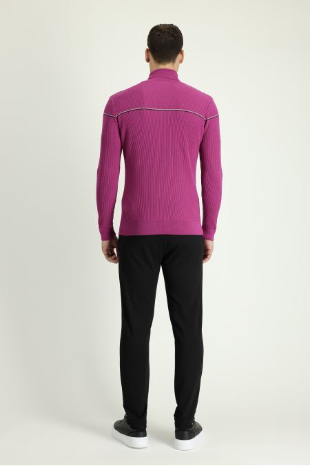 Rollkragenpullover, Slim Fit