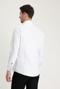 Wing Collar Slim Fit Shirt