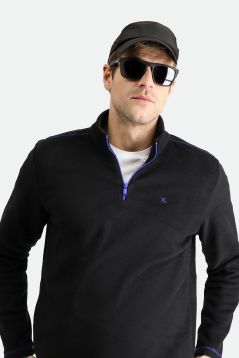 Zipper Fleece Sweatshirt