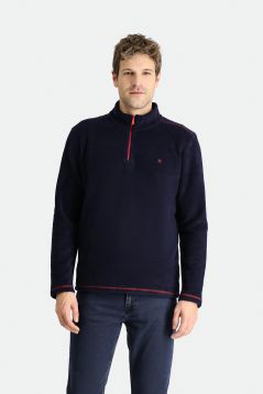 Zipper Fleece Sweatshirt