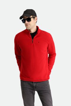 Zipper Fleece Sweatshirt