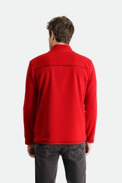 Zipper Fleece Sweatshirt