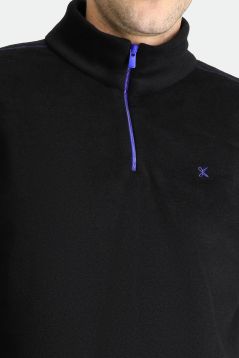 Zipper Fleece Sweatshirt