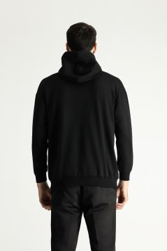 Kapuzen Oversize Baumwoll-Sweatshirt