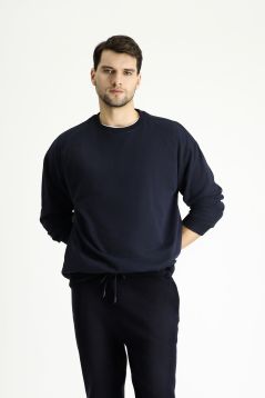 Sweatshirt mit Rundhalsausschnitt, Übergröße