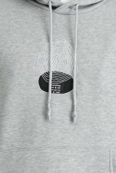 Hooded Printed Cotton Sweatshirt