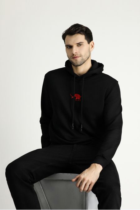 Hooded Printed Sweatshirt