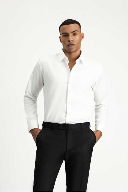 Long Sleeve Non Iron Slim Fit Shirt