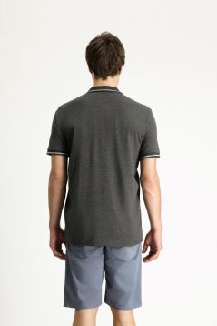 Polo Neck Slim Fit T-Shirt