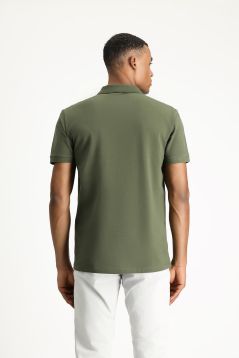 Polo Neck Slim Fit T-Shirt