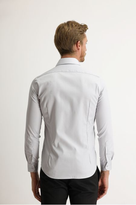 Langarmhemd, Bügelfreie, Slim Fit