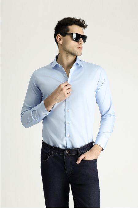 Long Sleeve Non Iron Slim Fit Shirt