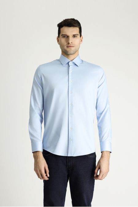 Long Sleeve Non Iron Slim Fit Shirt