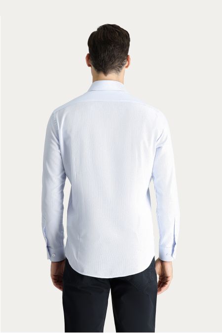 Long Sleeve Slim Fit Oxford Shirt