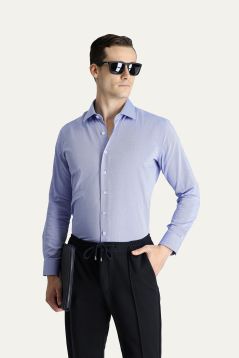 Long Sleeve Slim Fit Oxford Shirt