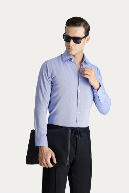 Long Sleeve Slim Fit Oxford Shirt