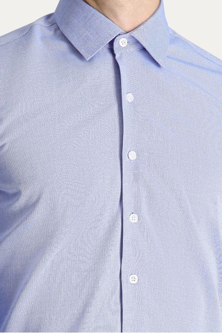 Long Sleeve Slim Fit Oxford Shirt