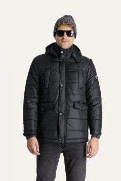 Hooded Sport Puffer Coat