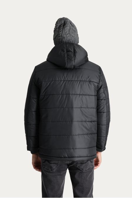 Hooded Sport Puffer Coat