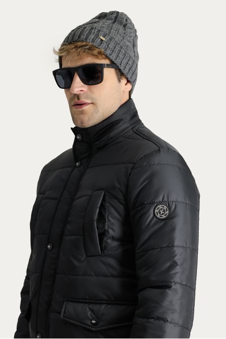 Hooded Sport Puffer Coat