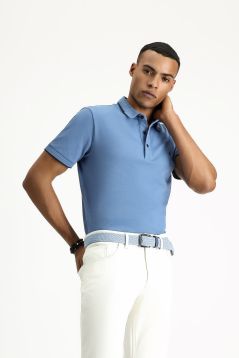 Polo Neck Slim Fit T-Shirt