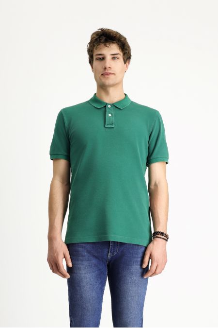 Polo Neck Slim Fit T-Shirt