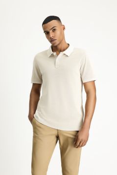 Polo Neck Slim Fit T-Shirt